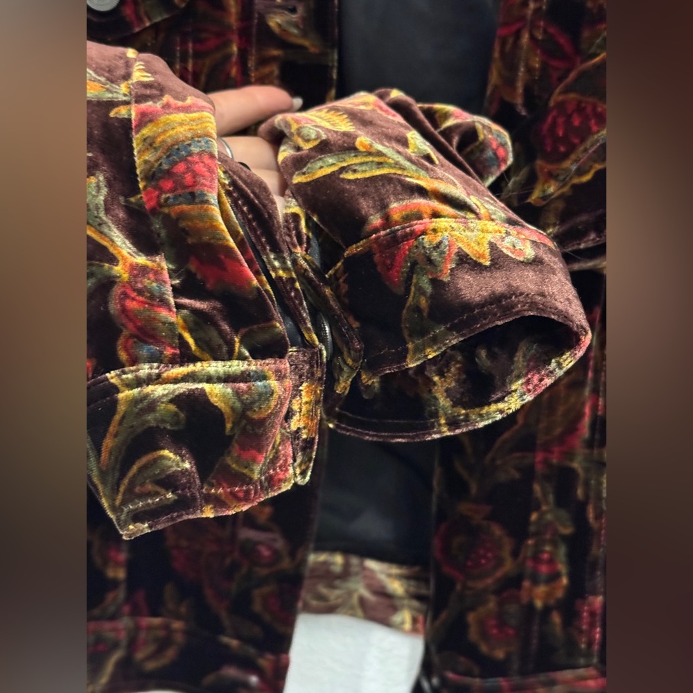 Sundance suede and silk paisley jacket - Picture 10 of 11